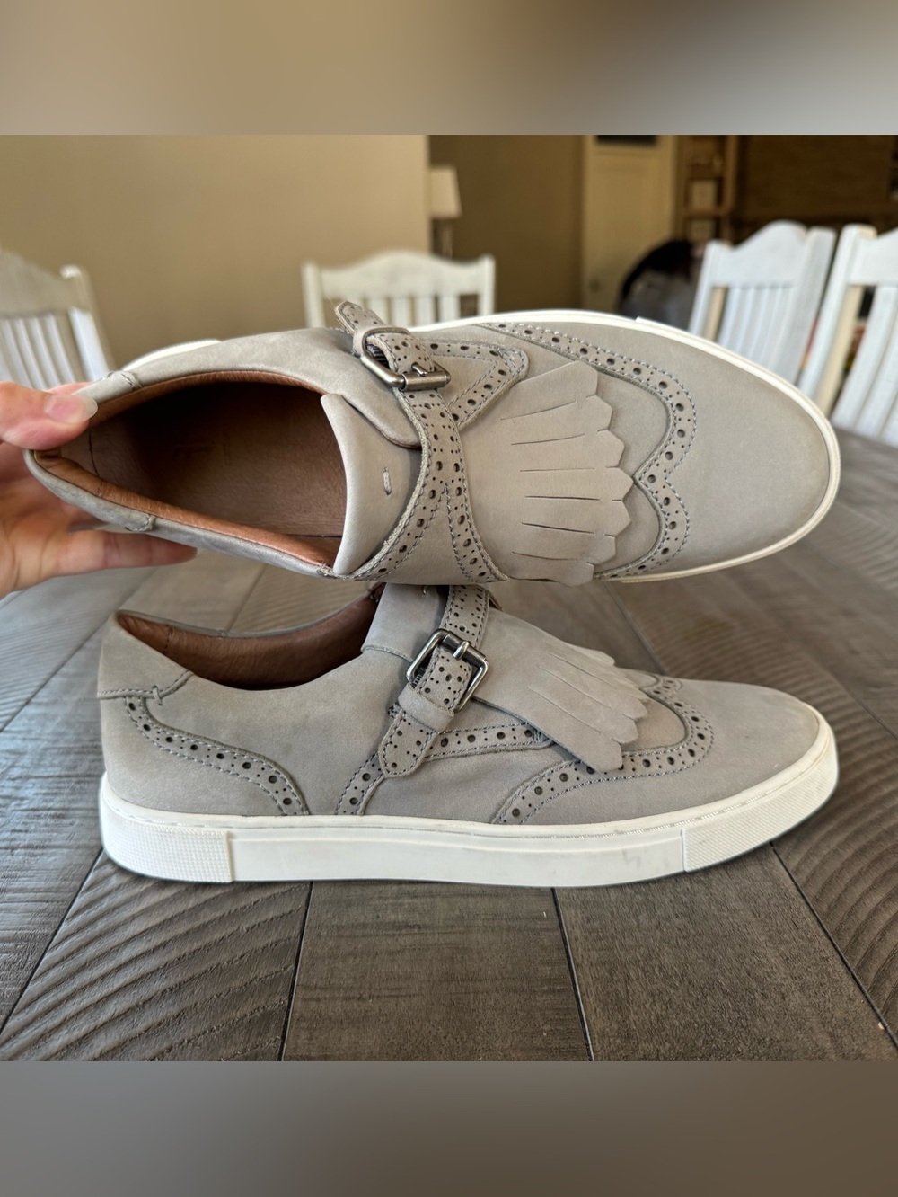 Frye Gemma Kiltie Fringe Fashion Sneakers Women’s Size 8